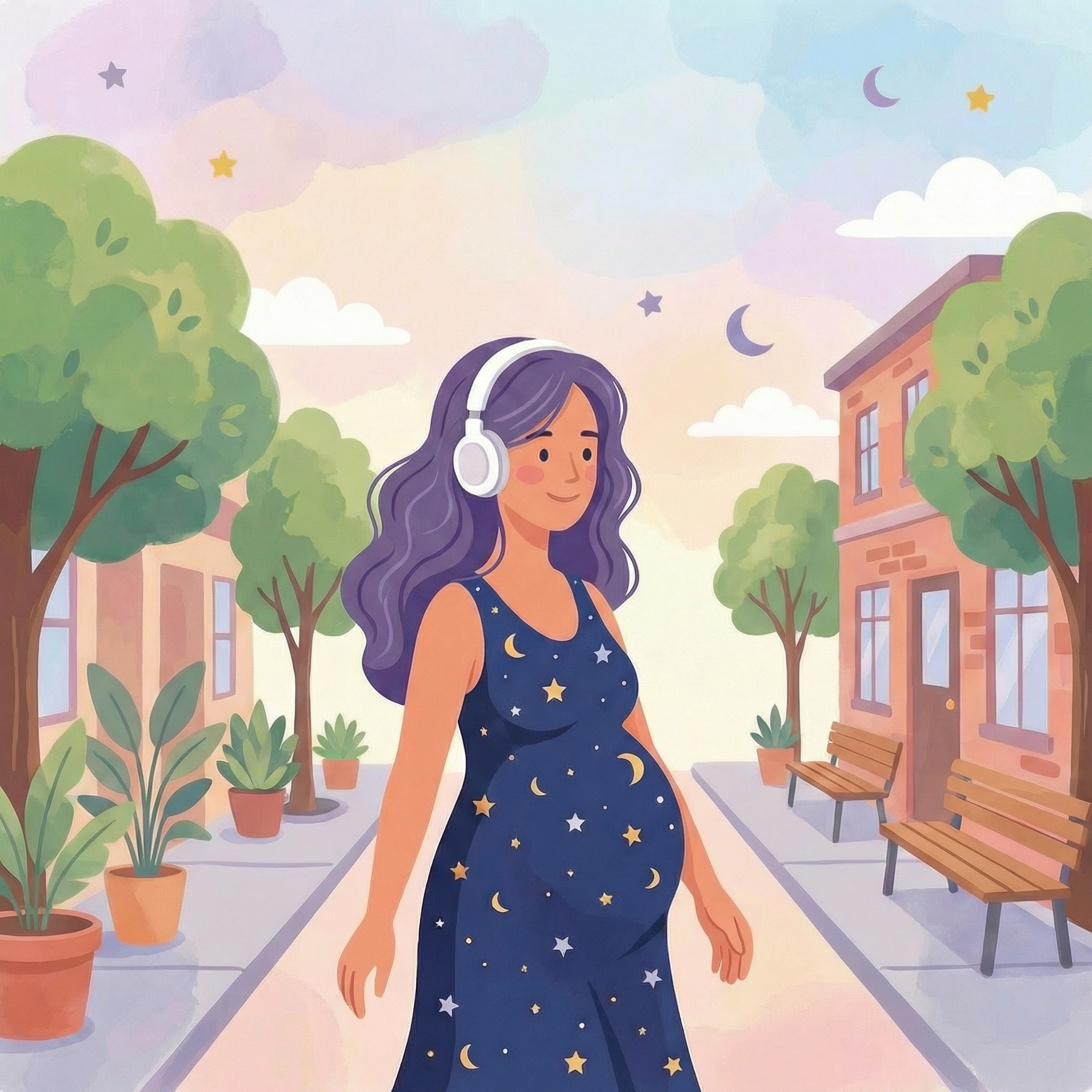 Example of trends and charts in the app